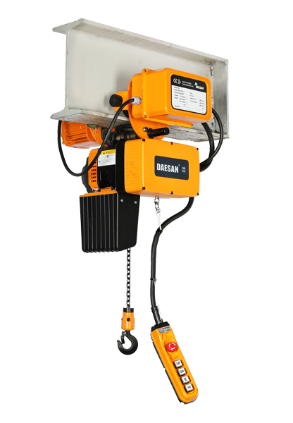 DAESAN Smart Hoist is a hoist that can be used in various work environments such as homes and construction sites by being upgraded with modern design and high-performance functions.