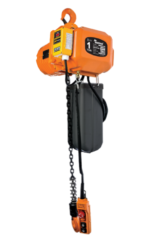 The chain hoist of Daesan Innotec, a manufacturer of inverter hoist