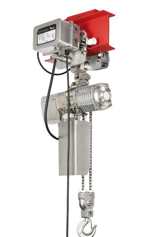 The chain hoist of Daesan Innotec, a manufacturer of inverter hoist
