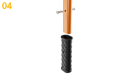 Rubber Grip Handle